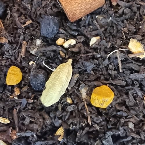 Chai Kurkuma Waldfrucht Schwarzer Tee Naturideen® 100g von NATURIDEEN