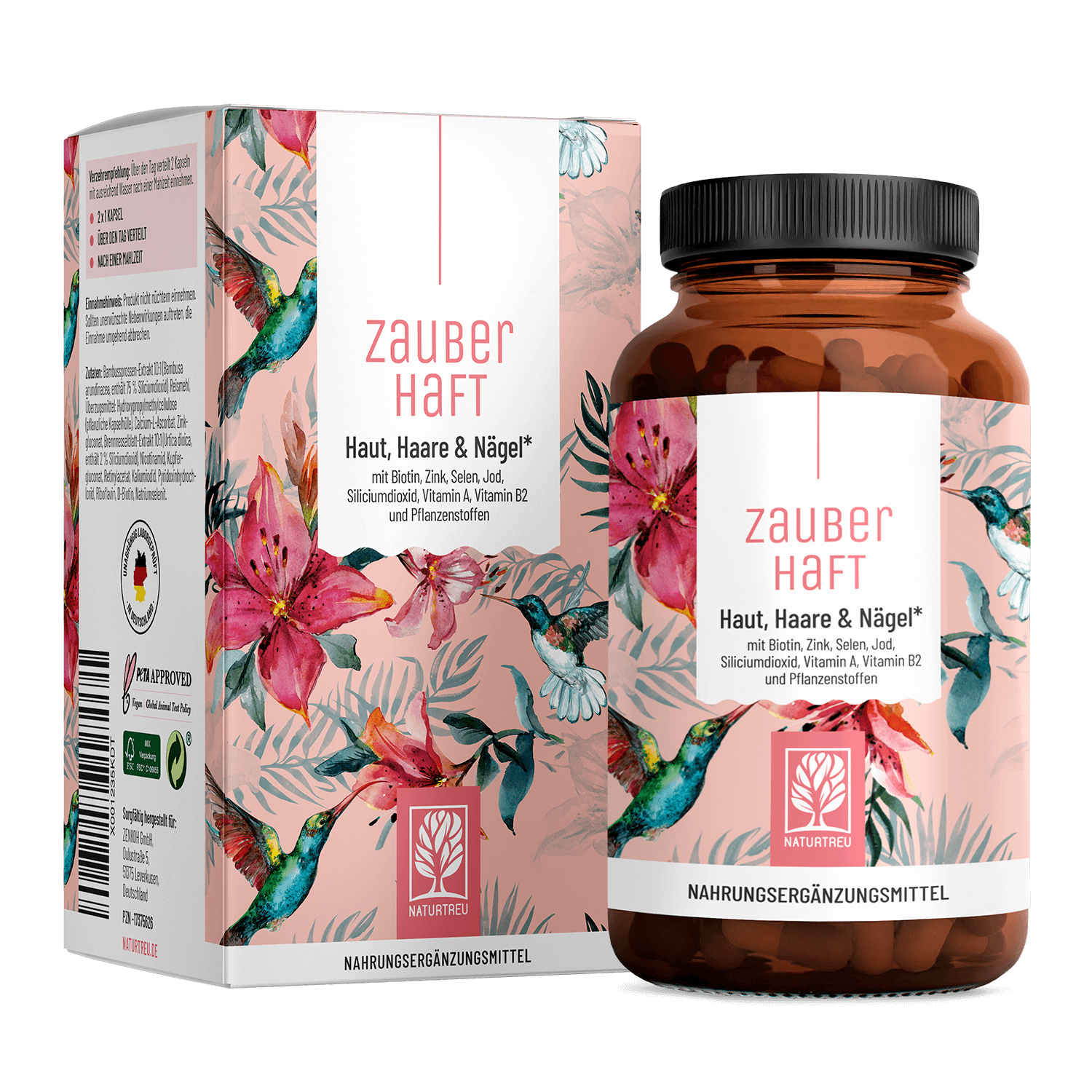 Zauberhaft: Beauty-Komplex für Haut, Haare und Nägel - 1 Dose Zauberhaft (die meisten Kunden kaufen 2 Dosen) von NATURTREU