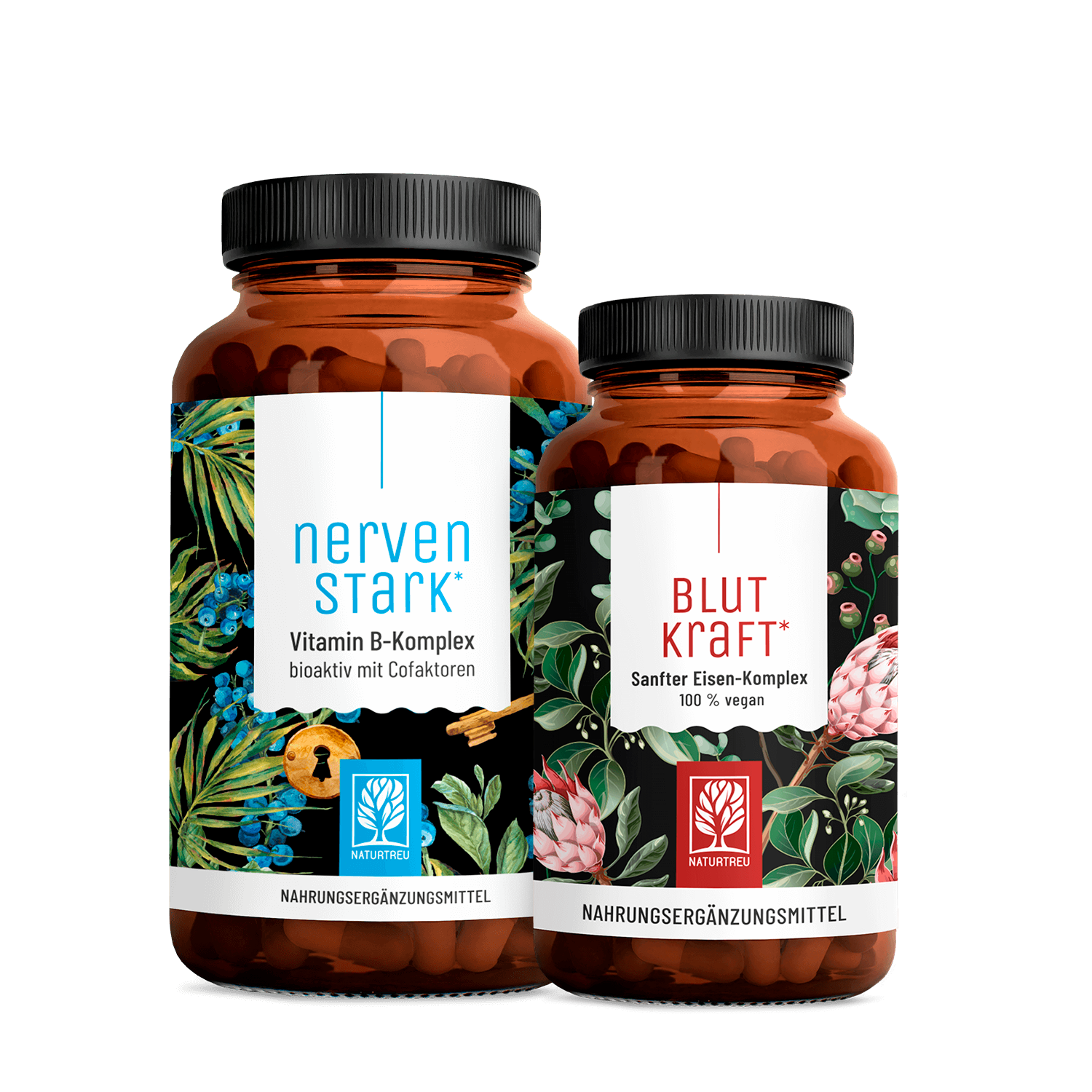 Blutkraft Nervenstark Paket Blutkraft Nervenstark Paket von NATURTREU