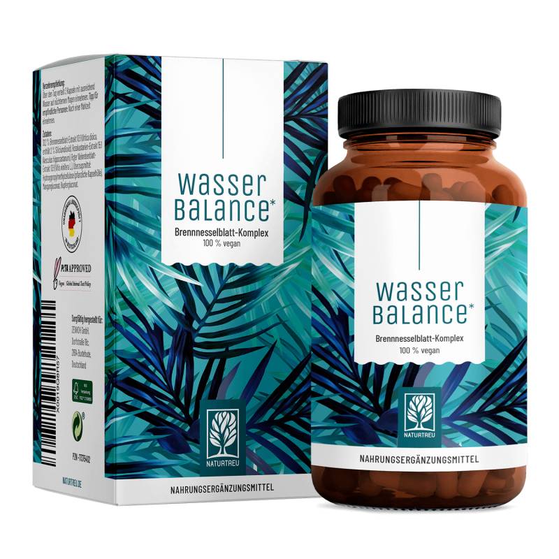 Wasserbalance: Brennnesselblatt-Komplex - 1 Dose Wasserbalance (die meisten Kunden kaufen 2 Dosen) von NATURTREU