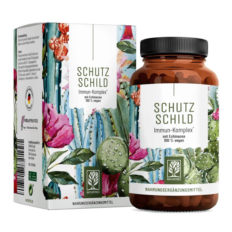 Immun-Komplex mit Echinacea - Schutzschild - 1 Dose Schutzschild (die meisten Kunden kaufen 2 Dosen) von NATURTREU