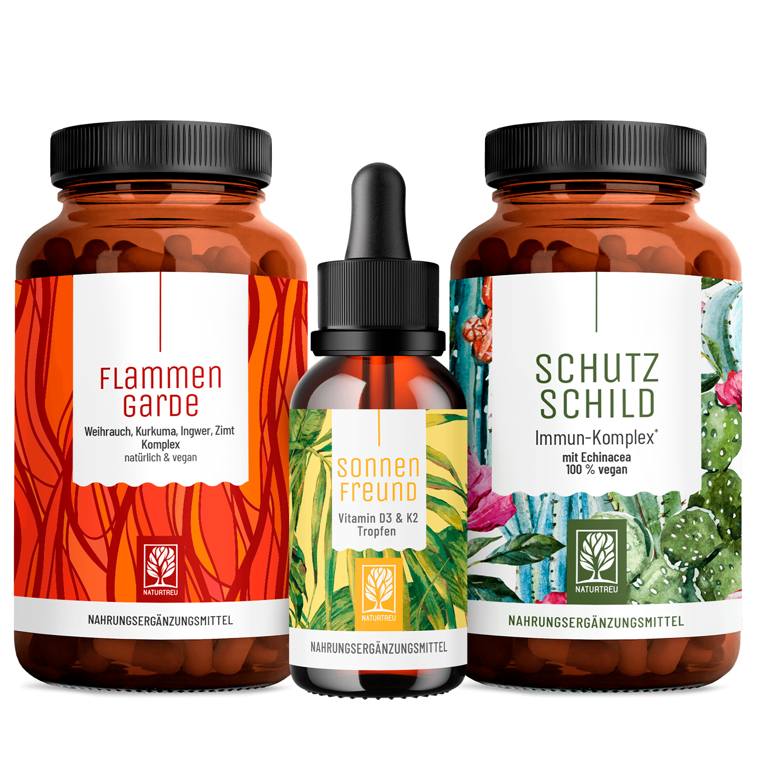 Immunsystem-Paket*: Schutzschild, Sonnenfreund & Flammengarde Immunsystem-Paket*: Schutzschild, Sonnenfreund & Flammengarde von NATURTREU