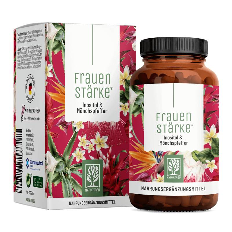 Frauenstärke: Inositol Mönchspfeffer Komplex - 1 Dose Frauenstärke (die meisten Kunden kaufen 2 Dosen) von NATURTREU