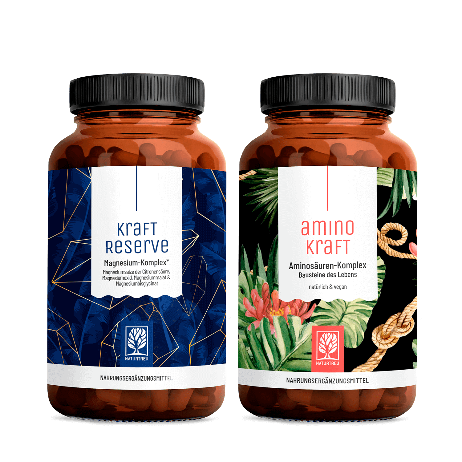 Sport-Paket: Kraftreserve & Aminokraft Sport-Paket: Kraftreserve & Aminokraft von NATURTREU