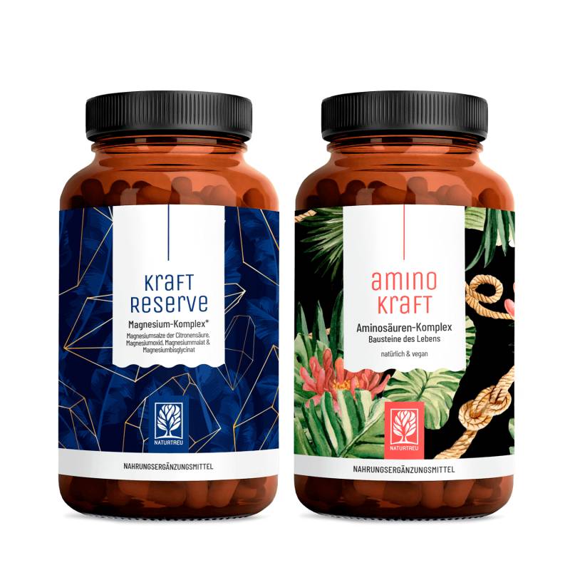 Sport-Paket: Kraftreserve & Aminokraft von NATURTREU