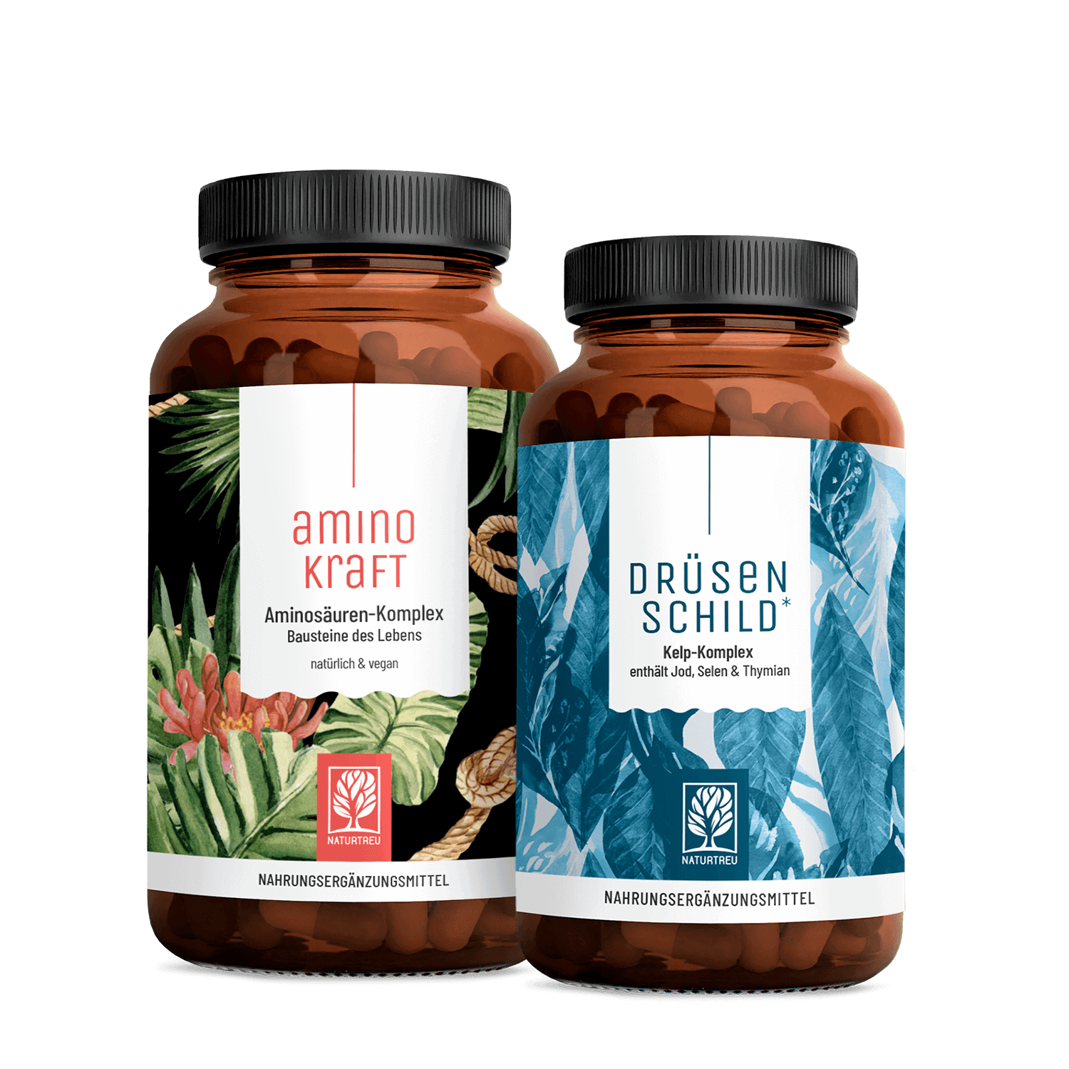 Schildkraft-Paket: Kelp- & Aminosäuren-Komplex Schildkraft-Paket: Kelp- & Aminosäuren-Komplex von NATURTREU