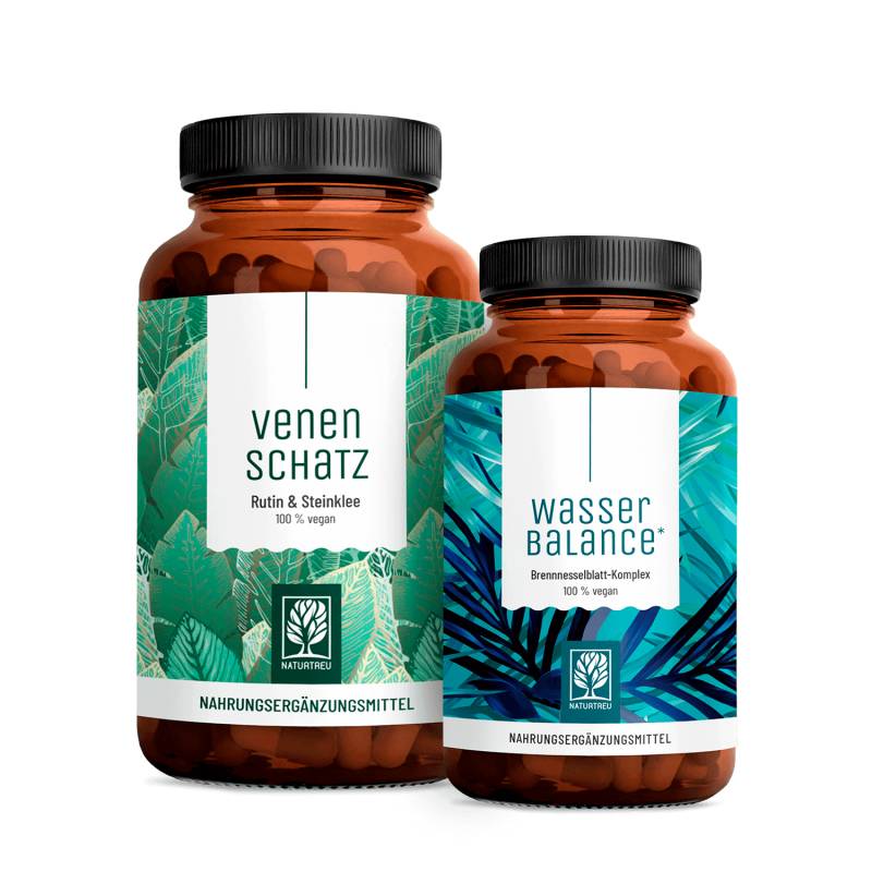Schwere-Beine-Paket: Wasserbalance & Venenschatz von NATURTREU