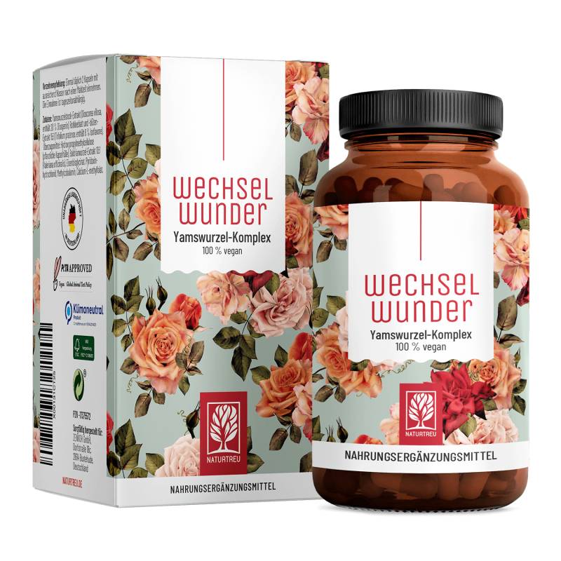Wechselwunder: Wechseljahre-Komplex mit Yams & Rotklee - 1 Dose Wechselwunder (die meisten Kunden kaufen 2 Dosen) von NATURTREU