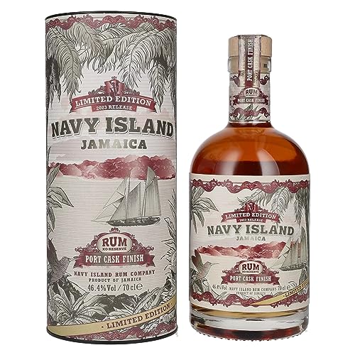 Navy Island Rum Port Cask Finish 46,4% Vol. 0,7l in Geschenkbox von NAVY ISLAND