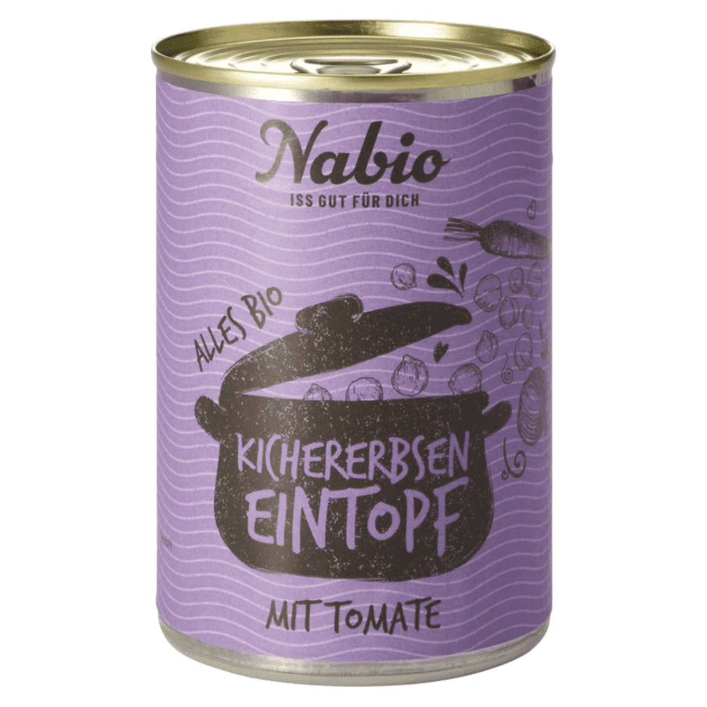 Bio Kichererbsen Eintopf mit Tomate von NAbio