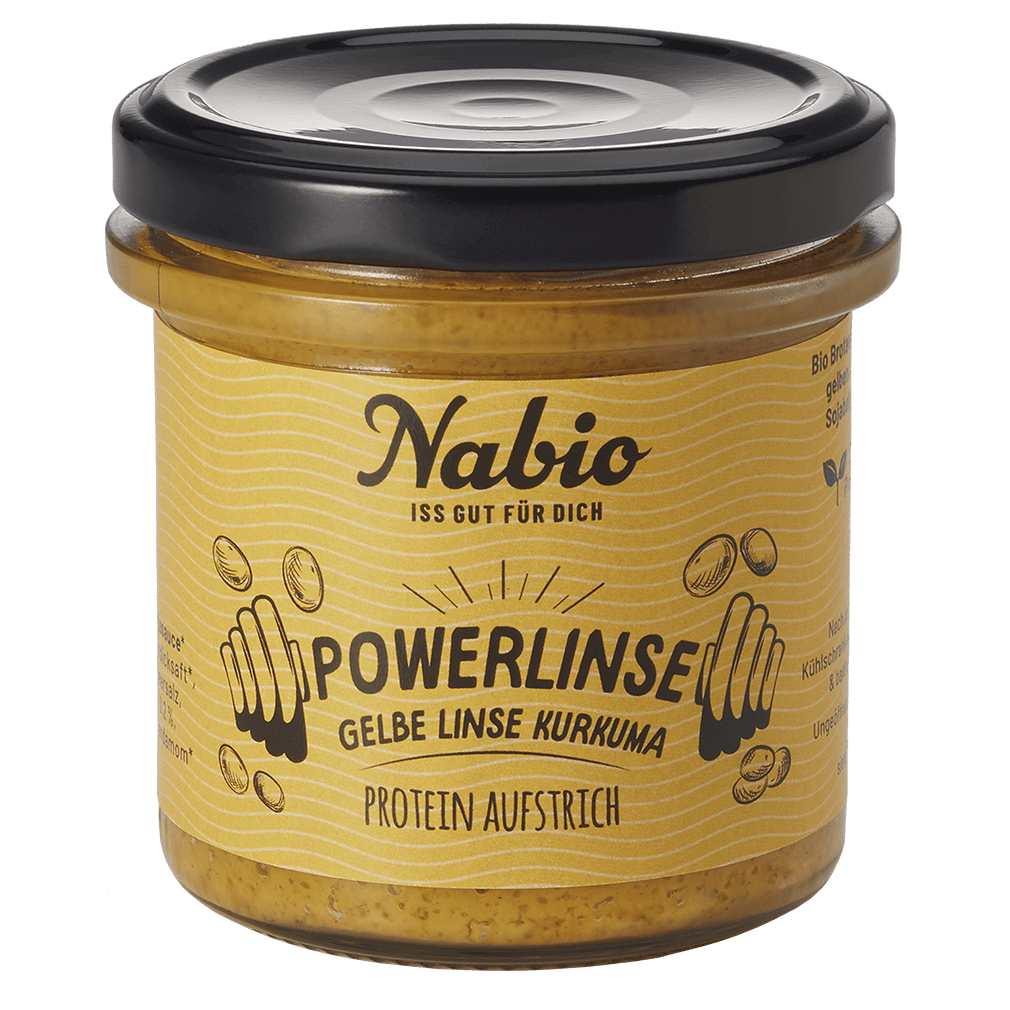 Bio Protein-Aufstrich Powerlinse Gelb Bio Protein-Aufstrich Powerlinse Gelb von NAbio