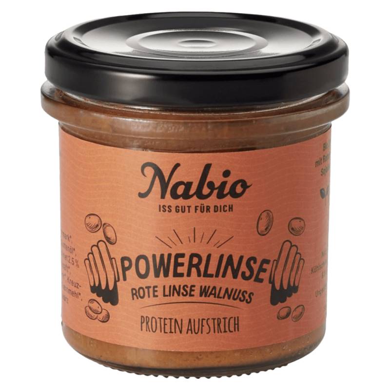 Bio Protein-Aufstrich "Powerlinse" - Rote Linse Walnuss von NAbio