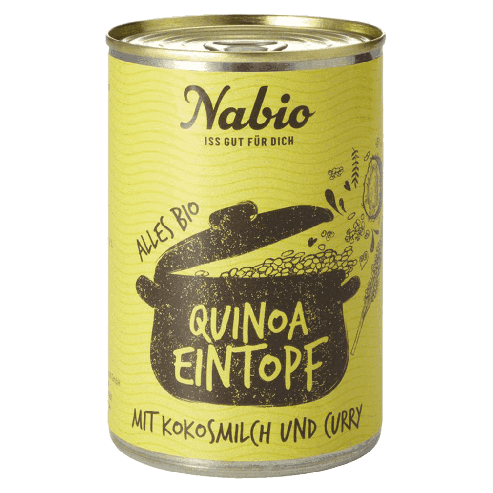 Bio Quinoa Eintopf mit Kokosmilch und Curry von NAbio