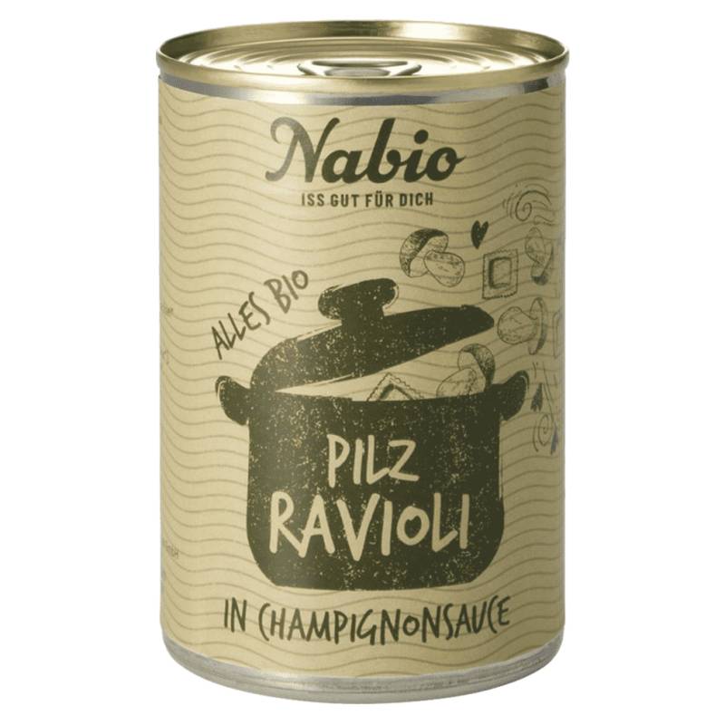 Bio Ravioli in Champignonsauce von NAbio
