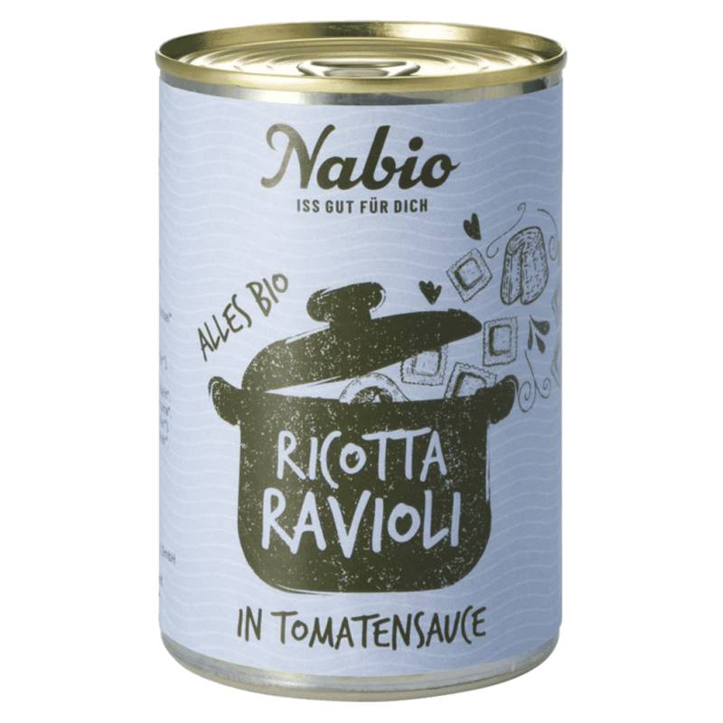 Bio Ravioli in Ricotta-Tomatensauce von NAbio