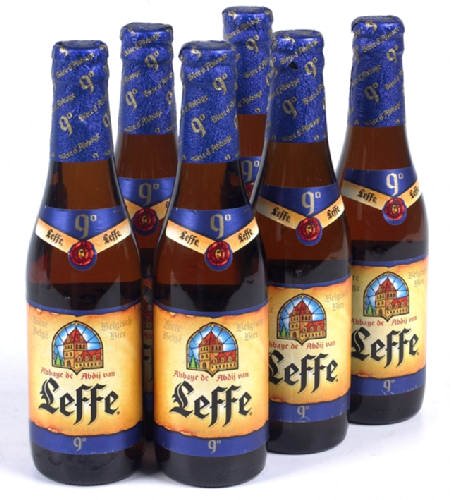 Original Belgisches Bier - LEFFE "9 " 6 x 33 cl - Gärungsbier mit hohem Alkoholanteil 9%. von NDT24 Gourmet Spezialist
