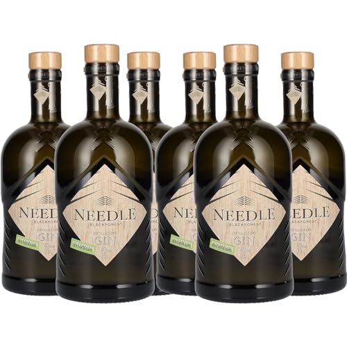 Needle Black Forest Distilled Dry Gin - der Gin aus dem Schwarzwald (alc. 40% vol) - 6 x 0,5l von NEEDLE