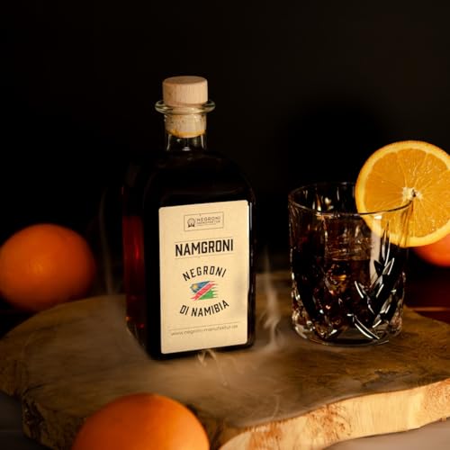Negroni di Namibia - trinkfertiger italienischer Cocktail - Aperitif - holzfassgereift - aus München Giesing Negroni di Namibia - trinkfertiger italienischer Cocktail - Aperitif - holzfassgereift - aus München Giesing von NEGRONI MANUFAKTUR VEREDELT IM HOLZFASS