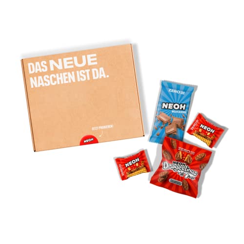 NEOH Low Carb Keto Riegel Waffel Kekse Schokolade Probierpaket - 1g Zucker/rund 100kcal - Ohne Zuckerzusatz von NEOH