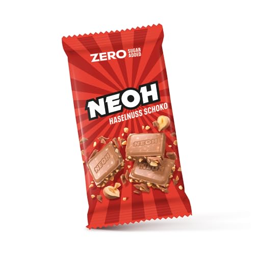 NEOH Low Carb Keto Haselnuss-Schokolade | 1g Zucker, 106 kcal pro Portion, 1x66g | Die neue Alternative zu herkömmlichen Süßigkeiten von NEOH