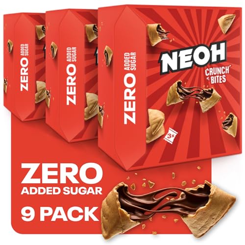 NEOH Schoko Bites | Kein Zuckerzusatz, 100 kcal pro Portion | Crunchy Bites mit cremiger Haselnuss-Kakaofüllung | Viele Ballaststoffe| Perfekt für unterwegs oder als Müsli-Ersatz | 9x29g NEOH Schoko Bites | Kein Zuckerzusatz, 100 kcal pro Portion | Crunchy Bites mit cremiger Haselnuss-Kakaofüllung | Viele Ballaststoffe| Perfekt für unterwegs oder als Müsli-Ersatz | 9x29g von NEOH