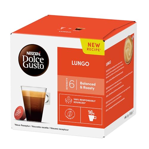 NESCAFÉ DOLCE GUSTO Lungo Kaffeekapseln 1er Pack (1 x 16 Portionen) von NESCAFÉ DOLCE GUSTO