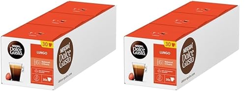 NESCAFÉ DOLCE GUSTO Lungo Kaffeekapseln 3er Vorratspack (3 x 30 Portionen) (Packung mit 2) von NESCAFÉ DOLCE GUSTO