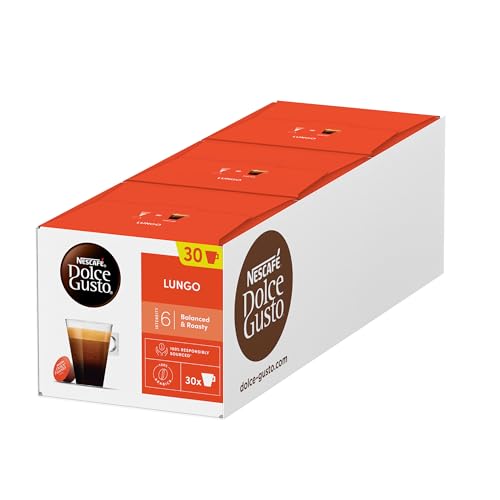 NESCAFÉ DOLCE GUSTO Lungo Kaffeekapseln 3er Vorratspack (3 x 30 Portionen) von NESCAFÉ DOLCE GUSTO