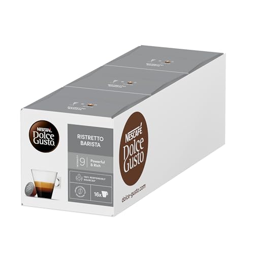 NESCAFÉ DOLCE GUSTO Ristretto Barista 3er Pack (3 x 16 Portionen) von NESCAFÉ DOLCE GUSTO