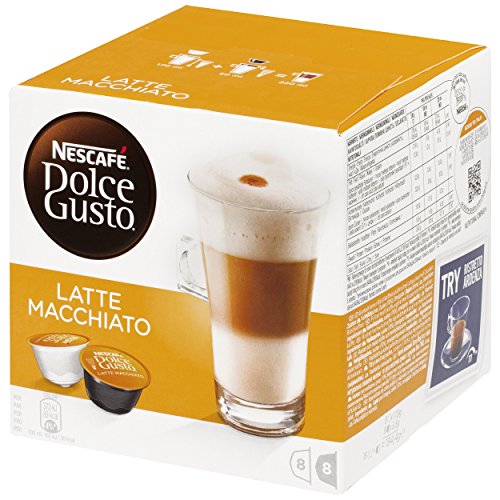 Nescafe Dolce Gusto Latte Macchiato, 1er Pack (1 x 16 Kapseln) von NESCAFÉ DOLCE GUSTO