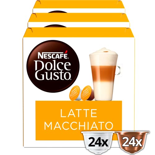 Nescafé Dolce Gusto Latte Macchiato Koffie Cups, 48 Stuks (3 x 16 Capsules) von NESCAFÉ DOLCE GUSTO