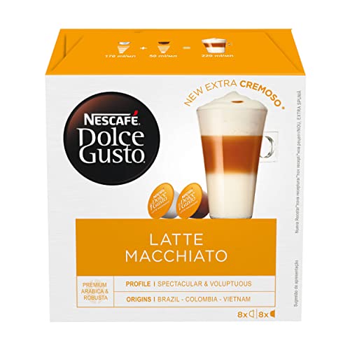 Kaffeekapseln Nescafe Dolce Gusto Espresso Maccortado, 16 GAP, 194 g von NESCAFÉ
