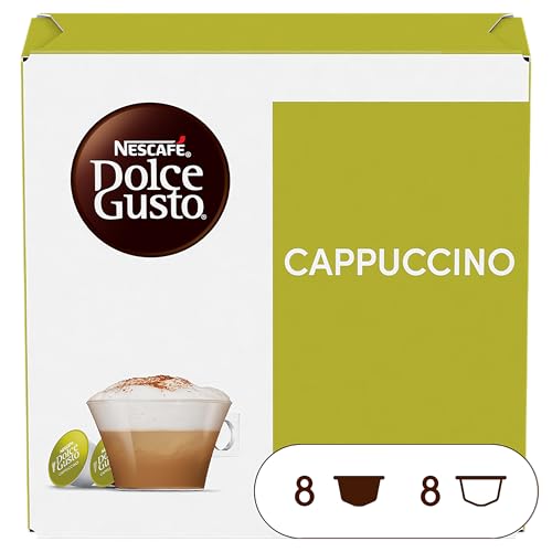 NESCAFÉ Dolce Gusto Cappuccino, 16 Kapseln für 8 Getränke, 200 g von Nescafé Dolce Gusto