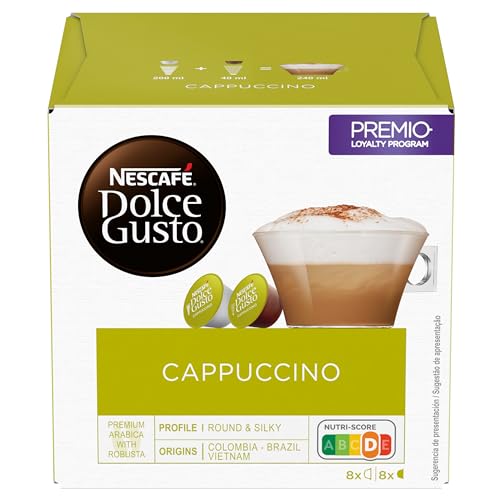 NESCAFÉ Dolce Gusto Cappuccino, 16 Kapseln für 8 Getränke, 200 g von Nescafé Dolce Gusto