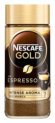 NESCAFÉ Dolce Gusto NESCAFÉ GOLD Typ Espresso, löslicher Instant-Espresso-Kaffee mit 100% feinen Arabica Kaffeebohnen, koffeinhaltig, mit samtiger Crema, 1er Pack (1 x 100g) von NESCAFÉ Dolce Gusto