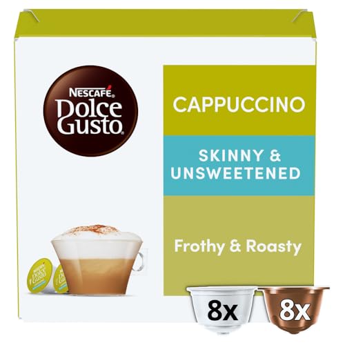 Nescafé Dolce Gusto Cappuccino-Dünne 16 Kapseln Packung Von 3 Gesamt 48 Kapseln 24 Portionen Nescafé Dolce Gusto Cappuccino-Dünne 16 Kapseln Packung Von 3 Gesamt 48 Kapseln 24 Portionen von NESCAFÉ DOLCE GUSTO