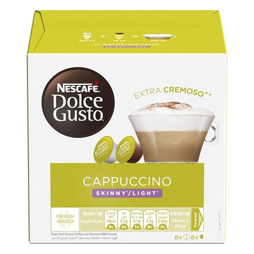 Nescafé - Dolce Gusto - Cappuccino Skinny & Light Coffee Pods 8 Drinks - 161.6g von Nescafe