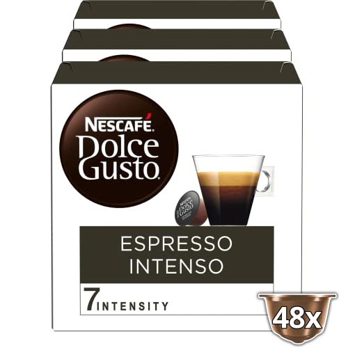 Nescafé Dolce Gusto Capsules Espresso Intenso - 48 Stuks (3 x 16 Capsules) von NESCAFÉ Dolce Gusto
