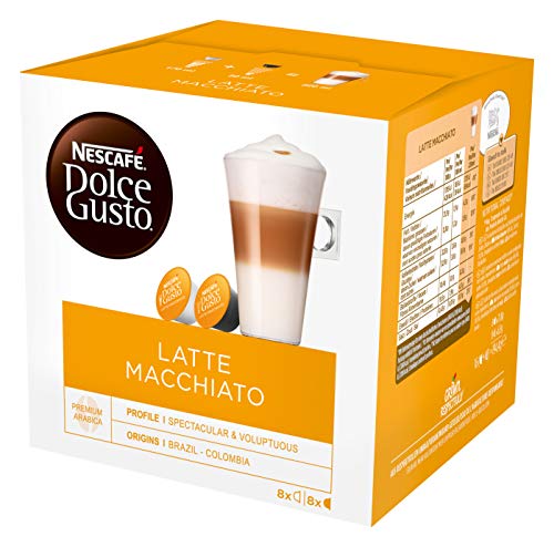 Nescafe Dolce Gusto Latte Macchiato, 1er Pack (1 x 16 Kapseln) von NESCAFÉ Dolce Gusto