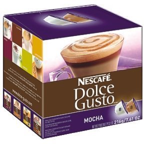 Dolce Gusto - Coffee Capsules, Mocha, 8 Coffee and 8 Frothers per box- Coffee house quality by the cup. by NESTLE von Nestlé