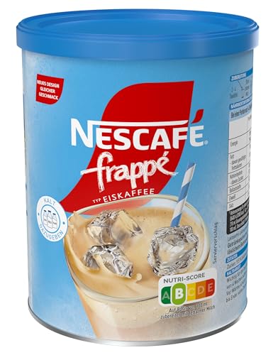 NESCAFÉ Frappé Typ Iced-Coffee, Frappé-Kaffeepulver mit Instant-Kaffee, laktosefrei, koffeinhaltig, 1er Pack (1 x 275g) von NESCAFÉ