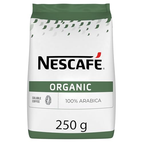 NESCAFÉ Organic, Bio Kaffee, löslicher Kaffee gefriergetrocknet, 1er Pack (1 x 250g Beutel) von NESCAFÉ