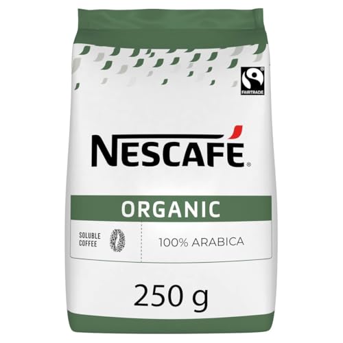 NESCAFÉ Organic, Bio Kaffee fairtrade, löslicher Kaffee gefriergetrocknet, 1er Pack (1 x 250g Beutel) von NESTLÉ PROFESSIONAL