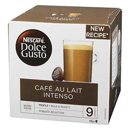 Nescafé Dolce Gusto Café Au Lait Intenso, Kaffee, Latte Coffee, Kaffeekapsel, 16 Kapseln von NESCAFÉ