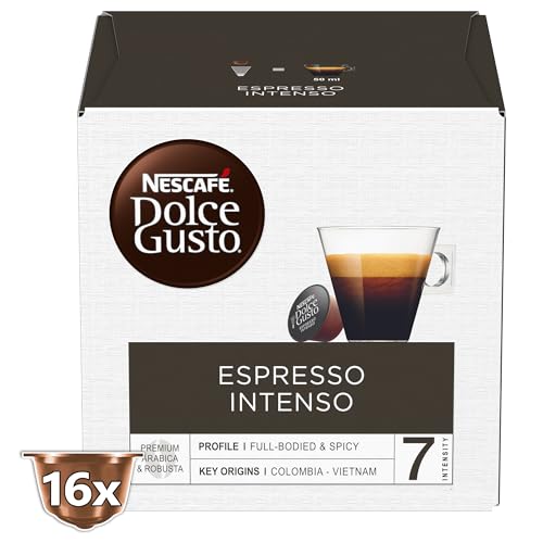 Nescafé Dolce Gusto Espresso Intenso Vorratsbox, Kaffee, Kaffeekapseln, 30 Kapseln von NESCAFÉ DOLCE GUSTO