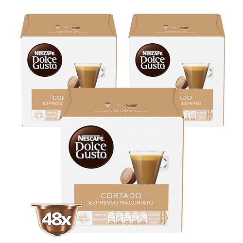 Nescafe Dolce Gusto Espresso Machiato, Cortado Kaffeekapseln (48 Kapseln, 48 Tassen) von NESCAFÉ