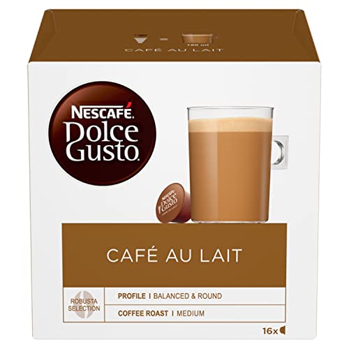 Nescafé Dolce Gusto Kaffee mit Milch Intensity 7-16 Kaffeekapseln von NESCAFÉ DOLCE GUSTO