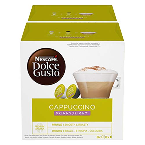 Nescafe Dolce Gusto Skinny Cappuccino 16 Pods (Pack von 2) von NESCAFÉ