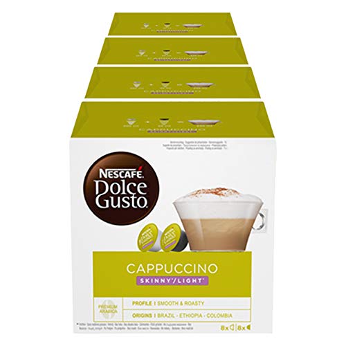 Nescafe Dolce Gusto Skinny Cappuccino 16 Pods (Pack von 4) von NESCAFÉ