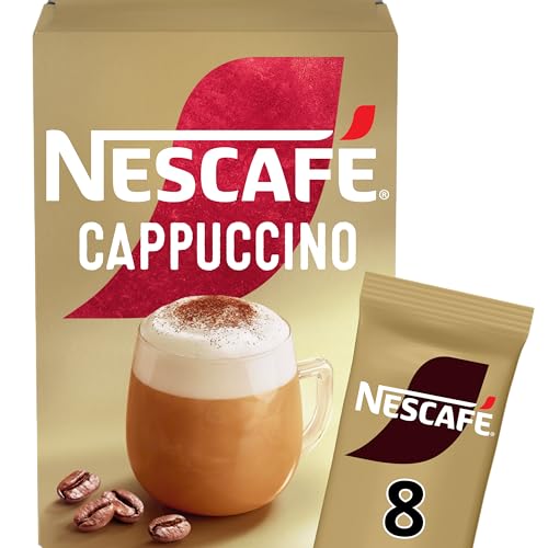 Nescafé Gold Cappuccino Instant-Kaffee, 8 x 15,5 g, 8 Stück (1 Packung) Nescafé Gold Cappuccino Instant-Kaffee, 8 x 15,5 g, 8 Stück (1 Packung) von NESCAFÉ